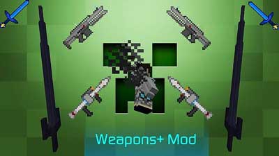 Minecraft PE мод на оружие