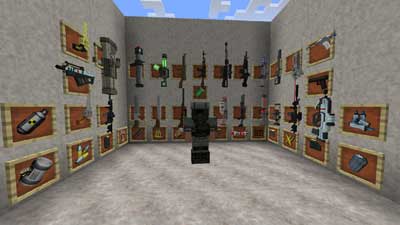 Скачать Minecraft PE 1.16.6 сборка с модами (200 модов) на ПК на оружие и машины